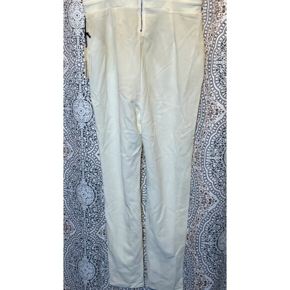 Ivory Haute Monde Strapless Cutout Jumpsuit With Zipper Closure Size L - Picture 7 of 11